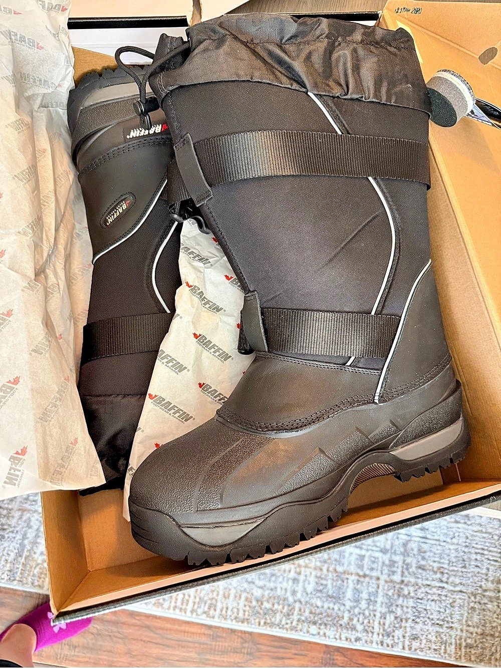 BAFFIN Impact Men's Snow Boots Black US 13 NWT